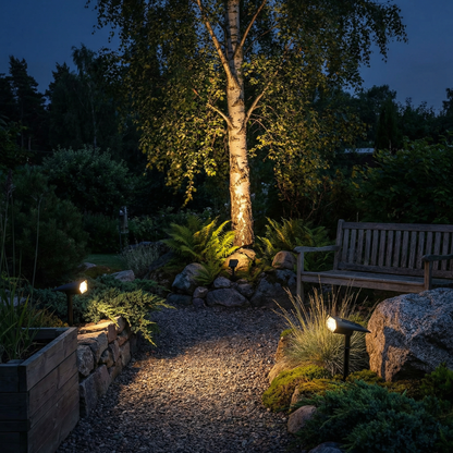 Terra – Aurinkokäyttöinen puutarhaspotti